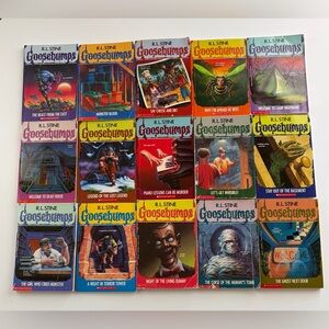 R.L. Stine Goosebumps Book Lot